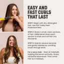 Drybar The Curl Party Heated Curling Round Brush Salon Curling Wand with Long-Lasting, Shiny Results