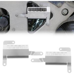 Underbody Air Dam,Rear Air Deflector Shields fit for C8 Corvette Stingray Z51 2020+ ;Z06 E-ray 2023+;HTC Z51,85580653,85580654,Left&Right Lower Engine Protector Guard,Reduce Air Drag,Silver