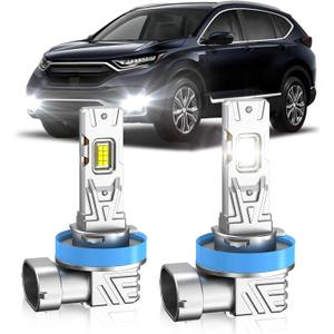 Suitable for 2007-2021 Honda CRV Super Bright Fog Light Bulbs, 6000K Cool White, 600% Brightness, 3570 CSP Chips Fog Lamps ReplacementPlug and Play, Pack of 2