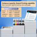 Compatible for T502 Ink Refill Bottles (NotSublimation) Compatible for Epson Eco Tank ET-3850 ET-2850 ET-3760 ET-2760 ET-15000 ET-4850 ET-4760 ET-3830 ET-2980 ET-4750 ET-3950 ET-4950 Printer (5-Packs)