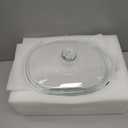 M MCIRCO 4-Piece Glass Casserole Baking Dish, Set of 2 Casseroles With Glass Lids, 1.9 Qt and 3 Qt, Clear 