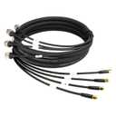 Boobrie SMA to N Quad-195 Cable 10FT SMA Male to N Male Coaxial Cable N-Type to SMA Extension Cable Ultra Low Loss for 5G/LTE Cellular Routers, WiFi Antennas, GPS, Signal Boosters