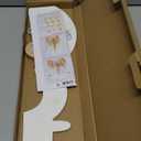 19.7in Light Up Honeycomb Paper Christmas Snowman, Indoor Christmas Decorations and Holiday Centerpieces for December Holiday Season Home Office and Xmas Party Supplies