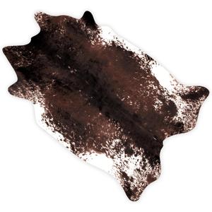 MACEVIA Faux Cowhide Rug Cute Cow Print Rugs Animal Area Carpet Western Decor for Living Room Bedroom Non-Slip 43.3" L x 29.5" W(3.6ft x 2.4ft)