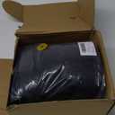 Amazon Basics 4 Piece Bed Sheet Set, 100% Cotton Jersey, Includes Super Soft, Flat and Fitted Sheets, Pillowcase, Queen, Black, Solid