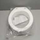 Carex Toilet Seat Riser, Elongated Raised Toilet Seat Adds 3.5 inches to Toilet Height, for Assistance Bending or Sitting, 300 Pound Weight Capacity Toilet Riser