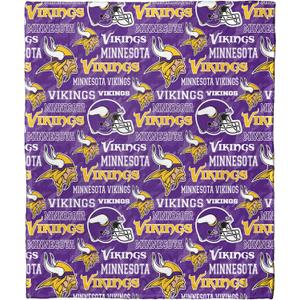 NORTHWEST NFL Hypnotic Camo Pocket Pillow 14x14, Minnesota Vikings, Team Colors