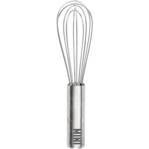 Tovolo Mini Whisk Stainless Steel 6 Inch Tiny Whipper for for Cooking Blending Mixing Stirring Whisking Egg Beating, Easy to Clean Dishwasher Safe Small Kitchen Mini Metal Whisk