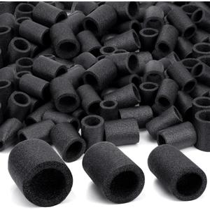 Pangda 100 Pcs Pool Black Noodles Bits Bulk Craft Small Size Versatile Mixed Floating Pool Noodles Foam Rope Tube for Play DIY Art Craft Multipurpose