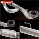 409 Stainless Steel Exhaust Stainless Y Flex Pipe Compatible with 2009 2010 2011 2012 2013 2014 Pilot 3.5L V6，Repklace OE : 73011, 38016, 2100-424935 EPA
