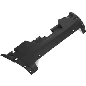 Radiator Support Cover Compatible with 2014-2018 Jeep Cherokee Black Plastic(PP) Replacement for 68138372AH CH1224104