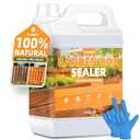 Garden Box Sealer 1 Gallon, Non-Toxic & Plant-Safe Waterproofing Wood Sealer for Raised Garden Beds, Planters & Pet Shelters, Long-Lasting Protection Against Water, Sun & Weather Damage