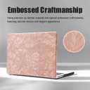 DTangLsm for MacBook Pro 16 inch Case M5 2026, 2021-2025 M4 M3 M2 M1 A3428 A3429 A3403 A3186 A2991 A2780 A2485 Pro Max, Textured Retro Leather Hard Cover for MacBook Pro 16 Case+Keyboard Cover, Pink