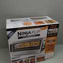 Ninja Air Fryer Toaster Oven Combo | 8-in-1 Functionality | Flip Up & Away for Storage Space | Air Fry Basket, Sheet Pan, Wire Rack & Removable Crumb Tray |1800 Watt | Stainless Steel | SP151, 17.01 in L X 15.75 in W X 7.68 in H
