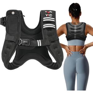 Weighted Vest, 6lb Weight Vest for Men Women, Body Weight Vests Adjustable for Strength Training, Running, Walking, Workout, Jogging, Fitness