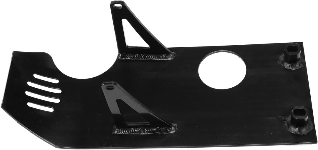 GREHUA Aluminum Pit Bike Engine Skid Plate for 110cc 125cc 140cc 50cc 70cc 90cc CRF50 XR50 XR70 CXR50 SSR110 125 Coolster Apollo Lifan YX Thumpstar GMX Demonx TaoTao DB17 Dirtbike Parts Black