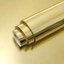 Qianglive Gold Stainless Steel Contact Paper Peel and Stick Metallic Wallpaper Gold Removable Wall Paper for Appliances Decorative Self Adhesive Roll for Kitchen Fridge Dishwasher Cabinets 15.7"x80"