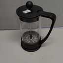 Bodum 12oz Brazil French Press Coffee Maker, High-Heat Borosilicate Glass, Black - Made in Portugal