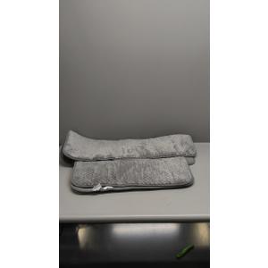 2 Pack Memory Foam Bath Mat 31" x 19.5" , 23 5/8" x 17" ( Grey ) 2 Pack
