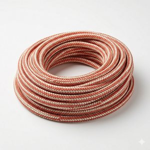 Bull Rope, 1/2 Inch Outdoor 48 Strands Polyester Static Climbing Rope for Rappelling Tree Work Swing Rescue Safety Escape Hiking Camping Mountaineering Caving Emergency