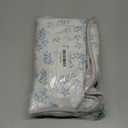 Baby Stroller Cushion,Soft Minky Dotted and Printed Stroller Seat Liner-Reversible Universal Breathable and Soft Newborn Stroller Pad, Cotton Infant Car Seat Insert-82x37cm,1 Pack(Blue Leaves)