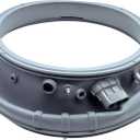 DC97-18094B Washer Door Boot Seal Gasket Diaphragm for Samsung Washing Machine WF42H5000AW/A2 WF42H5100AW/A2 WF42H5200AF/A2 WF42H5200AP/A2 WF42H5200AW/A2 Replace PS9606239 AP5917067 EAP9606239 4000547