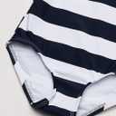 Kanu Surf Girls Layla Beach Sport Banded 1 Piece Swimsuit (2T, Layla Navy Stripe)