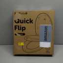 Quick Flip Round Toilet Seat with Built-In Potty & Splash Guard for Toddler Training, Slow Close - Jool Baby