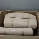 Crestlive Products 50x20 Inch Adirondack Chair Cushions Set of 2 Outdoor Rocking Chair Cushions Water Resistant High Back, Beige