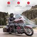 Amazicha 10" Wave Windshield Windscreen Fit for 2014-2023 Harley Davidson Touring Street Glide, Electra Glide 2014-2022, Ultra Limited 2014-2024 and 14-later Tri Glide models (Except 23 FLHXSE),Tint