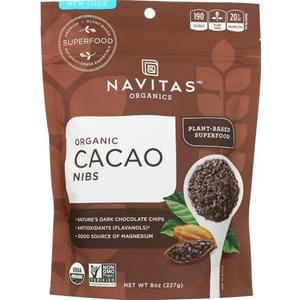NAVITAS CACAO NIBS, 8 OZ