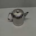Teapot, Tea Pot for Stove Metal Kettle Stainless Steel Coffee Cold Water Jug Short Spout Restaurants Conference Rooms Living Room Pour Over Home Kitchen Hotel Restaurant (32 ounces)