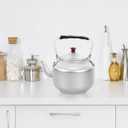 Baluue Stovetop Tea Kettle with Built-in Filter Mesh 6.88X6.29X4.92In Household Water Kettle for Brewing Tea Coffee Hot Beverages Ergonomic Handle Easy Pouring