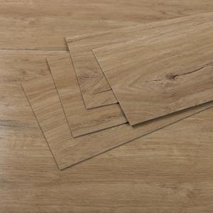 CRE8TIVE 24-Pack Natural Oak Vinyl Plank Flooring Waterproof Light Brown Peel and Stick Floor Tile for Bathroom Kitchen 6"x36" Adhesive Laminate Wood Flooring Planks Vinyl Wood Tiles for Living Room