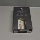 Andis TS-1 17235 Pro Foil Lithium Titanium Foil Shaver, Cord/Cordless, Smooth Shaving Cordless Shaver with Charger, Gray