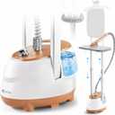 HAPAIS Steamer for Clothes, 1800W Professional Garment Steamer, 30s Heat-Up, 2-in-1 Flat & Hanging, 2L Detachable Water Tank, 60-Min Steam, 10 Fabric Modes, Leak-Proof for Suits & Delicate Fabrics