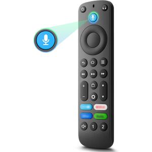 Voice Remote Control Replacement for Fire Smart Streaming Media Devices, for Fire TV Stick (2nd Gen/3rd Gen/Lite/4K Max)/for Fire TV Cube (1st & 2nd & 3rd Gen)