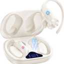 AI Translation Earbuds Real-Time: 166 Languages Audifonos Traductores Ingls Espaol, 60 Hours Battery - Seamless Translator Headphones for Travel Business Learning, iOS & Android Support Off-White