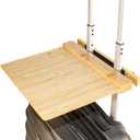 Practical Products Laptop Stand - Portable Bamboo Laptop Holder for Travel, Luggage, Airport - 150 lbs Load Capacity