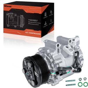 AC Compressor Air Conditioning A/C Compressor Replacement Fits for Honda Civic 2006 2007 2008 2009 2010 2011 1.8L CO 4918AC