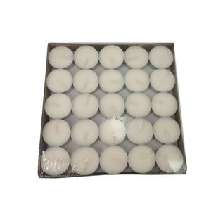 Amari White Unscented Indoor/Outdoor Tealight Candles, 100 Pack