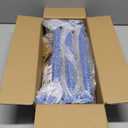 BiJun17 inch Metal Playground Handles,Monkey Bars Indoor Heavy Duty Ceiling Grab Bars for Indoor Outdoor Playgrounds Climbing Frames,Treehouses and Wall ladders (Blue Set of 6)