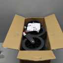 Collapsible Wagon Cart Foldable with Big Wheels Brakes, 250lbs Folding Utility Lightweight Garden Wagon, Portable Grocery Cart for Camping Shopping Sports Pets, 33.5"D x 23"W x 17.5"H Grey (Gray)