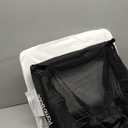Pamo Babe Travel Crib for Baby - Mini Lightweight Baby Playard with Zip Door, Easy to Carry (Black)