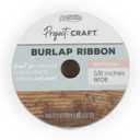 Artskills Project Craft Brown Burlap Ribbon, 5/8"