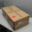 Fluted Nightstands Set of 2, Modern Bedside Table with Drawer and Storage Shelf (Walnut)