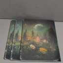 Planner 2025-2025 Planner, 9" x 11", Jul.2025 - Jun.2026, Weekly and Monthly with Colorful Tabs, Strong Twin-wire, Back Pocket - Dreaming Moon Pack of 3