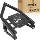TDZ Black Detachable Luggage Rack for 2009-2025 Harley Touring Street Glide Road King Road Glide Electra Glide