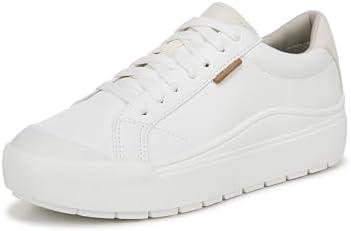 Dr.Scholl's Shoes Women's Time Off, 7, White Smooth