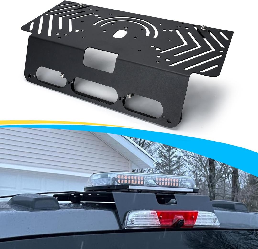 TOPOWN 1-Set Metal Drill-Free Light Bar Cab Mount for Ford F-150 (2015+) for Ford F-250-F-550 (2017+), Fit for Magnetic Light Bar and Magnetic Antenna, Support Bolt-on Mounting, Metal Light Bar Mount TOPOWN 1-Set Metal Drill-Free Light Bar Cab Mount for Ford F-150 (2015+) for Ford F-250-F-550 (2017+), Fit for Magnetic Light Bar and Magnetic Antenna, Support Bolt-on Mounting, Metal Light Bar Mount